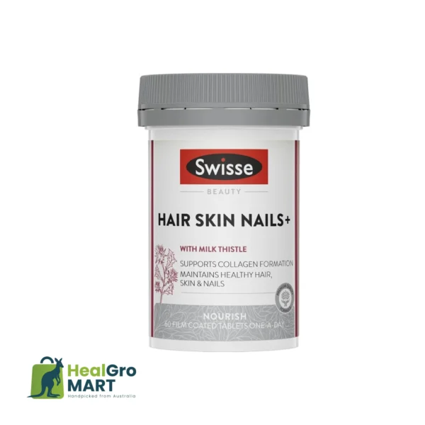 "Swisse" BEAUTY HAIR SKIN NAILS+, WITH MILK THISTLE  60 Film coated tablets